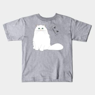 Persian Cat Meow Kids T-Shirt